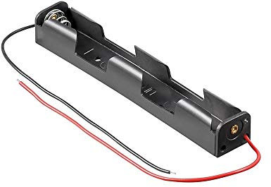 Support de Pile 2X LR6 (AA) Goobay 11983 raccordement par Fils (L x l x h) 109 x 16.6 x 14 mm