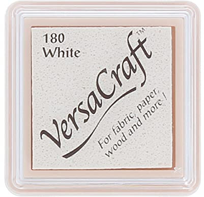 Tsukineko almohadilla de tinta Versacraft de limón, Blanco, pequeño