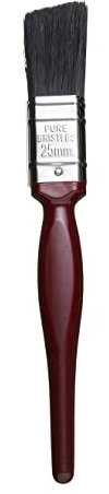 Fit For The Job 1 inch All Purpose Angled Window DIY Paint Brush for Painting Window Frames with Emulsion, Gloss and Satin Paints, 1 Paint Brush for Wood