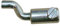 RocwooD Dog Leg, Z Cable End With Single Hole Fixing Upto 2mm Cable Fits Many Lawnmowers