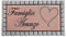 GUIZZO creart - Targa Personalizzata Nomi/Via in Ceramica, Targhetta Personalizzata Modificabile con Cornice Mosaico, Porta Ingresso con Numero Civico Esterno Made in Italy, 17x9.5H cm, Rosa/Grigio