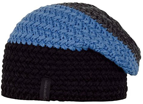 Döll Unisex Baby Strickmütze Bohomütze Strick, Gr. 51 cm, Schwarz (caviar 1010)
