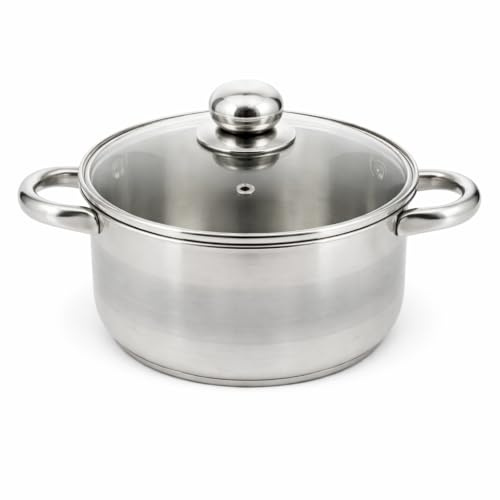 Kochtopf mit Deckel Kinghoff aus Edelstahl (1L)