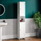Bath Vida Priano Bathroom Cabinet Storage Cupboard Floor Standing Wooden Tallboy Unit, White