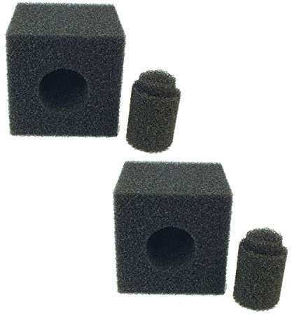 Pisces Twin Pack 8'' x 8'' x 8' (20cm) Pre-filter Foam Cube for Pond Pumps Square Block Filter Media Sponge