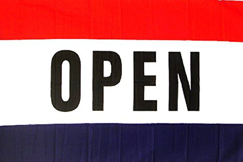 Deko-Fahne - OPEN - Gr. ca. 150 x 90cm - 24314
