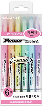 Pennarelli magici, evidenziatori con punta a scalpello, colori dell’arcobaleno babymild 6 colors set