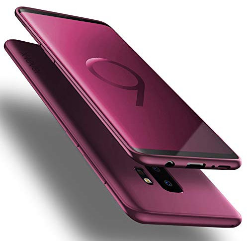 X-level Cover Compatibile con Samsung Galaxy S9 Plus, Custodia Silicone Ultra Slim Sottile e Anti-Graffio Protezione in Morbida Case per Samsung Galaxy S9 Plus -Vino Rosso