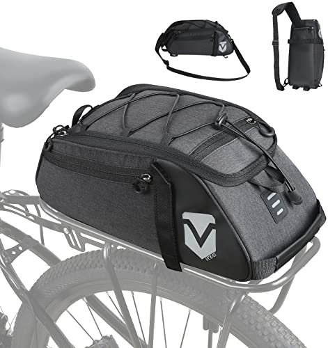 VERTAST Sac de Porte-Bagages Sacoche de Coffre de vélo Sac à Dos à bandoulière Arrière Sac de Siège Étanche, noir2