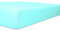 Kneer Spannbetttuch Qualität 25 Easy-Stretch I Farbe 31 Aqua I Größe 180x220 200x220 cm