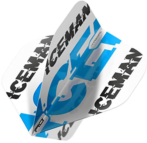 RED DRAGON Hardcore Gerwyn Price - White & Blue Logo Flights (3 Sätze pro Packung)