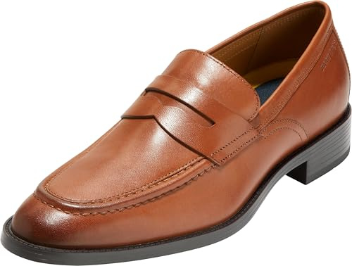 Cole Haan Men's Hawthorne Penny Loafer, British Tan, 10 Medium