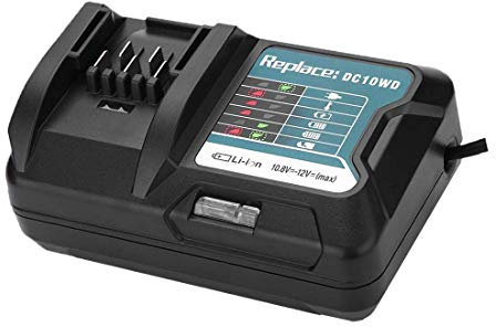 Replacement 10.8V 12V 3A DC10W Charger Compatible with Makita Fast Charger UK Plug Replace DC10WD DC10SB DC10WC Fit with Battery BL1015 BL1016 BL1021B BL1041B BL1020B BL1040B