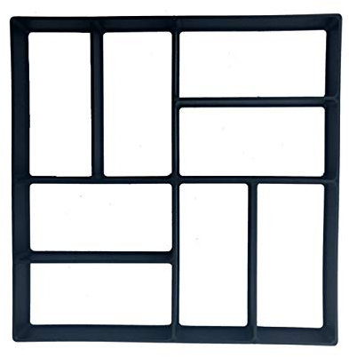 PIAOLING Garten DIY Kunststoff-Pfad-Hersteller-Form manuell Pflaster Hof Stone Road Cement Brick Mold Garten Gebäude Paver Weg Mold (Color : 3)