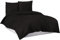 Mixibaby Bettwäsche Bettgarnitur Bettbezug 100% Baumwolle 135x200 155x220 200x200 200x220, Farbe:Schwarz, Größe:200 x 220 cm