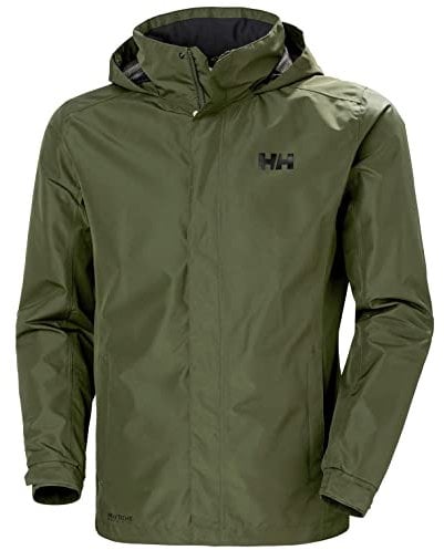 Helly Hansen Uomo Giacca Impermeabile Dubliner, Verde, 2XL