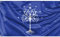 Blue Tree of Gondor Flagge, einzigartiger Designdruck, hergestellt in der EU, 90 x 150 cm