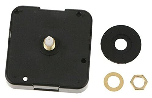WMLBK Replacement 12888 Quartz Battery Wall Clock Movement Silent Mechanism Motor Tool Replace Points, DIY Wall Clock Part Repair Kit (14.8mm) (P01462)