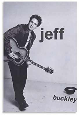 XINGSHANG Jeff Buckley Poster, Sänger-Poster, Rapper-Poster, Bilddruck, Wandkunst, Poster, Malerei, Leinwand, Poster, Kunstwerke, Raumästhetik, 60 x 90 cm