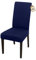 FIGOOO Stuhlhussen 2er Set Stretch Stuhlhussen für Esszimmerstühle Elastisch Moderne Universal Stuhlbezug für Restaurant Hotel Bankett Party Deko(Marineblau,2er Set)