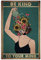 20 x 30 cm Be Kind To Your Mind, lustiges Deko-Poster, Wandkunst, Dekoration, Metallschilder