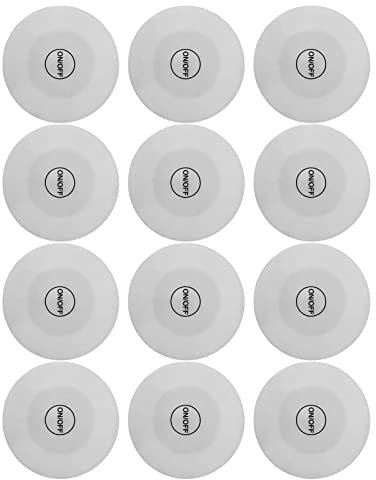 Dessous de verre LED, 12PCS Support Lumineux LED, LED Lumineux Coupe Autocollant Coloré Décoratif Léger Adhésif Support LED, Dessous de Verre Lumineux LED, pour Champagne, Fête, Bar, Coloré