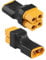 QIANRENON 1 in 2 XT60 Parallel Adapter ESC Splitter XT60 Male to 2 Female Y shape Connector XT60 1 to 2 Lithium Battery ESC Plug, for Model Airplane RC Car Drone Quadcopter, 2 Pcs