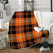 XPINGO Halloween Kuscheldecke Sherpa Decke 130x150 cm Mikrofaser Super Weich und Warme Winter Blanket 3D Halloween Plaid Wohndecke Kinder Fleecedecke Flauschige Sofadecke für Sofaüberwurf Tagesdecke