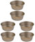 GANAZONO 6 Moldes Para Hamburguesas Pan De Hamburguesa Bandeja Para Hornear De Acero Inoxidable Bandeja Redonda Para Hornear Tostadas De Pan Bandeja Para Hornear Pequeñas