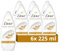 Dove Fruity Nourish Body Wash Body Cleanser shower gel with plant-based moisturisers for softer, smoother skin after one shower 6x 225 ml