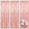 Rosegold Lametta Vorhang,Party Deko,Lametta Vorhang Gold,Glitzer Vorhang,Deko Geburtstag,Glitzervorhang Lametta,Lametta Kupfer,Lametta Bronze,Fringe Lametta Valentinstag Girlande Luftballons Deko