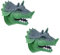 BESTonZON 2St Handpuppe für Kinder tierfiguren Tier Figuren Geschichtenzeitpuppen Rollenspiel-Handpuppe Spielzeug Dinosaurier-Handpuppe Rollenspiel Handpuppe Cosplay Marionette Modell