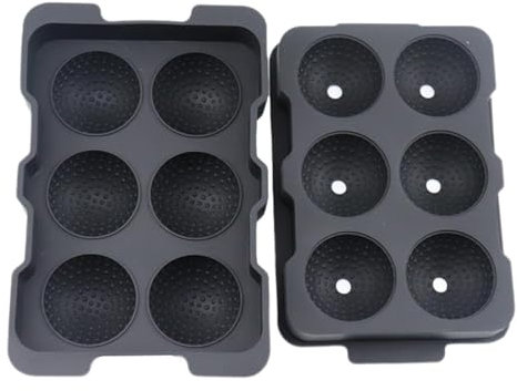 Anulely Golfball Eiswürfelformen, Eiskugelform Eiswürfelform, Silikon Eiswürfelform Kugel, Eiswürfel Form In Golfballform, Große Kugelförmige Runde Eiswürfelformen