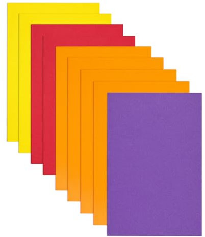 Jtnohx Moosgummi, Moosgummi Platten, 17.78×28.7cm 9 Stucke Farbige Eva Schaumstoffplatte zum Basteln, DIY-Bedarf(Thanksgiving)