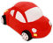 champracer Kuscheltier Kraftfahrzeuge Puppe Stofftier Kissen Plüschtie Auto Käfer, zum Spielen und Kuscheln, Weiches Schmusetier für Mädchen, Jungen, Babys (35 cm,Rot)