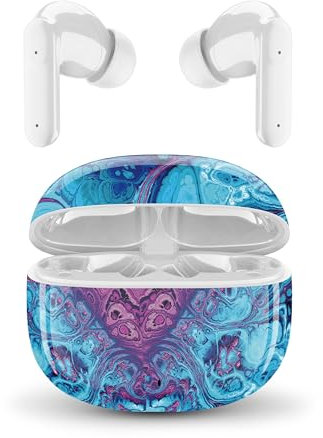 Music Sound - Auricolari Bluetooth TWS Fantasy - Design In-Ear - Senza Fili - Custodia di Ricarica - Microfono - Play Time fino a 25 ore di ascolto - Tanti colori e fantasie disponibili