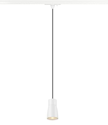 SLV PURI 2.0 Dome, 1~ Pendelleuchte, GU10, Pendellänge 200 cm, 1x max. 6 W, weiß