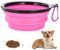 1 Pièce Bol à Chien Pliant Bol en Silicone Pliable pour Chiens,Gamelles de Voyage pour Chien et Chat Bols de Voyage Pliables en Silicone pour Chien,gamelle pour chien,gamelle chien