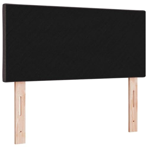 vidaXL Fabric Headboard Geometric Dark Brown 100 cm Fabric, Adjustable, Modern Rectangular Upholstered Headboard, Stylish Space-Saving Design for Contemporary Bedroom Furniture