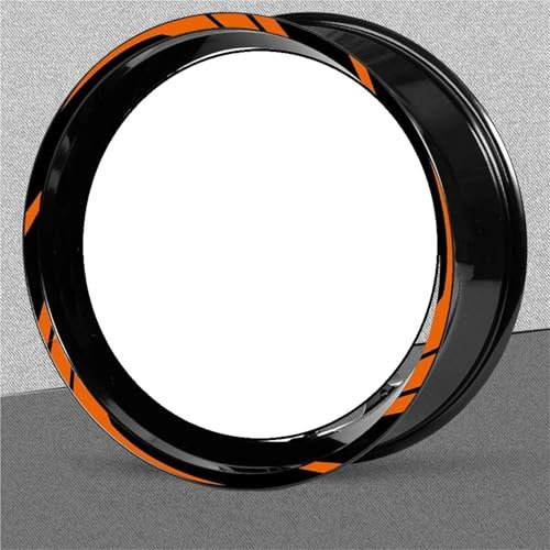 BTWSRX Adesivo per mozzo Ruota Moto Adesivi per Cerchioni Moto, Decalcomanie per Cerchi per Yamaha YZF R1 R15 YZF-R1 YZF-R15 YZFR1 YZFR15, Strisce Riflettenti Adesivi per Ruote(Colore 1)