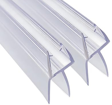 Duschtür Dichtung 2x40cm Glasdicke 4-6mm Ersatzdichtung Wasserabweiser Dusch