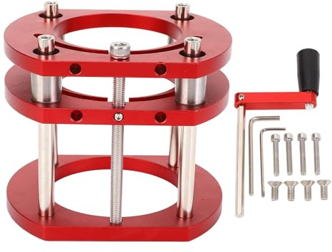 Adjustable Router Lift System 64-66mm Motor Diameter for Woodworking Table Insert Plate Slotting Trimming Machines