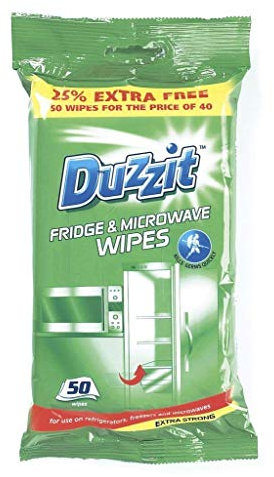 Duzzit Fridge Microwave, Green, Wipes (Pack Of 50)