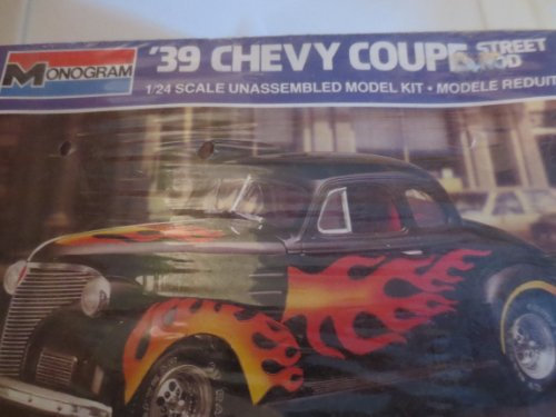 '39 Chevy Coupe Street Rod Model Kit... Maßstab 1/24 unmontiert... Modele reduit