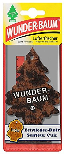 5 x Wunderbaum Lufterfrischer Echtleder 134244