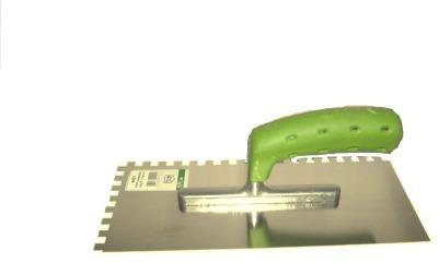 Hufa Profi Glättekelle Edelstahl 2K Griff 280x130mm 4x4mm gezahnt