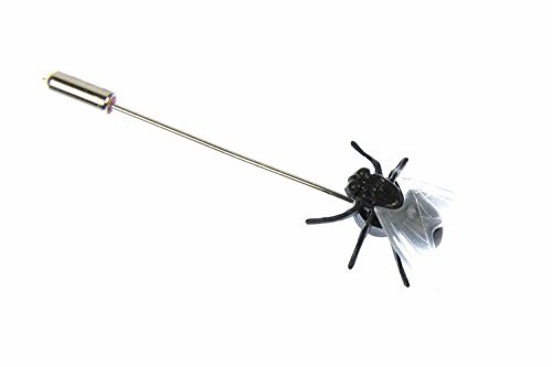 Miniblings Fliege Krawattennadel Anstecknadel Pin Anstecker Schmeißfliege - Handmade Modeschmuck I Herrenschmuck Männerschmuck Schlipsklammer Krawattenklammer