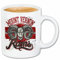 Reifen-Markt Kaffeetasse MOUNT VERNON RAMS BÜFFEL WASSERBÜFFEL DODGE RAM VERNON BÜFFELREITEN WILDTIER Keramik 330 ml in Weiß