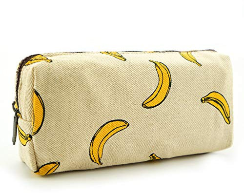 LParkin Cute banana Pencil Case Pouch Teacher Gift Gadget Bag Make Up Case Cosmetic Bag Stationary Kawaii Pencil Box