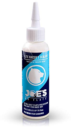 Joe's No Flats Elite Racers Sealant 125ml | Race Ready Tyre Sealant Repairs Punctures Up To 6mm With Minimal Air Loss